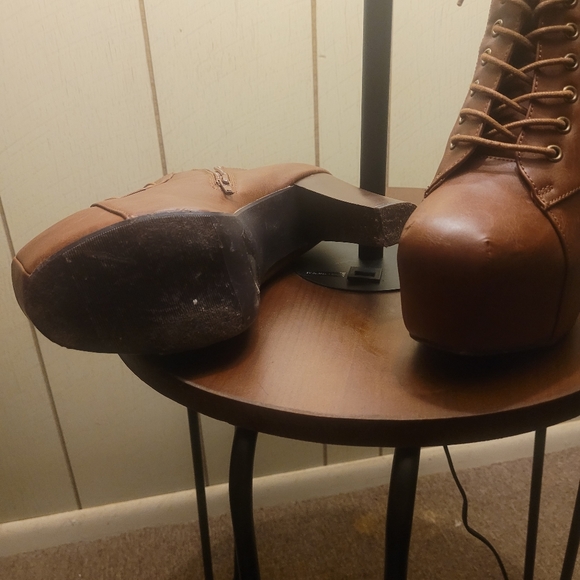 Speedy Platform size 9 Brown - Picture 2 of 4